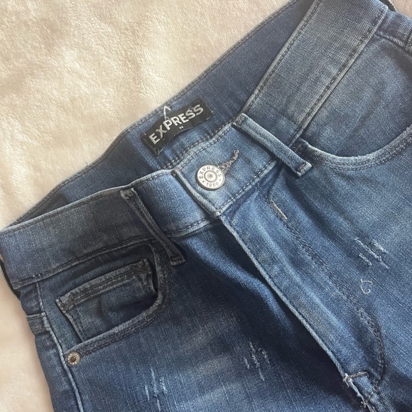 Express Jeans with Stitch embellishments- Ankle Legging - Picture 4 of 6